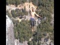 Slackline on Rostrum in Yosemite