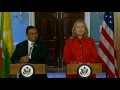 Secretary Clinton Delivers Remarks With Foreign Minister of Burma Wunna Maung Lwin