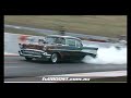 blown injected 57 chev draging at calder blown injected 57 chev draging at calder
