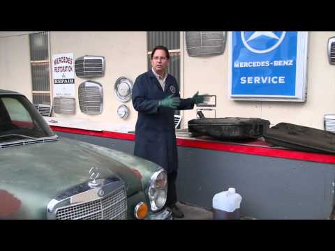 how to drain mercedes fuel tank