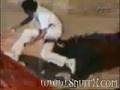 hombre corneado por toro