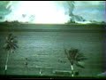 Nuclear bomb explosion at sea - bikini atolls