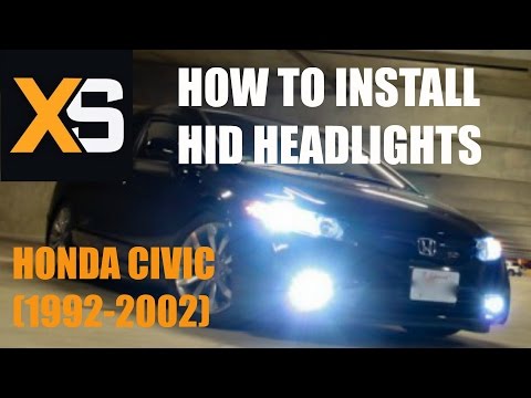 DIY HID Xenon Install: Honda Civic 1992-2002