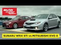 videos de Subaru WRX STI vs. Mitsubishi EVO X