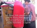 un organillero de visita en mérida