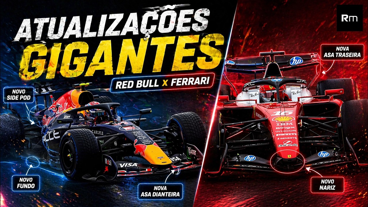 REVOLUÇÃO EM MIAMI: FERRARI E RED BULL TESTAM MEGA UPGRADES SOB PRESSÃO EM SESSÃO PRIVADA #f1
