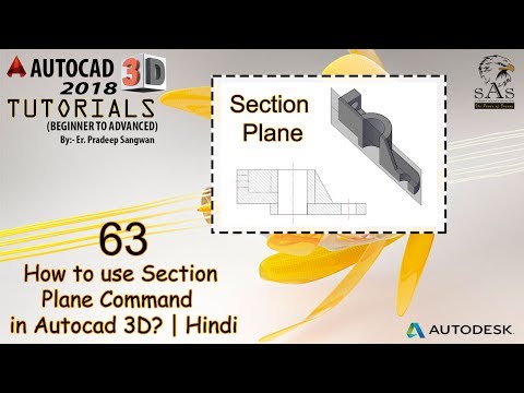 Section Plane Command in Autocad 3D