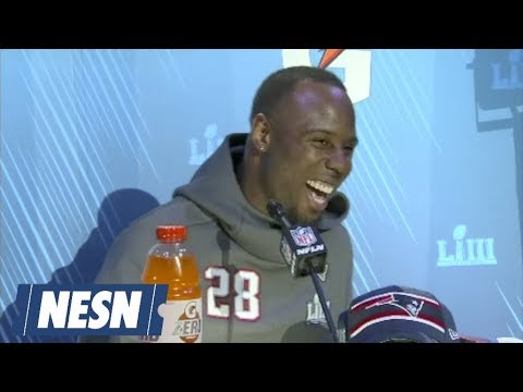 Video: James White, Trey Flowers Best Of Patriots Super Bowl 53 Media Night