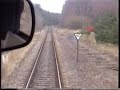Nebenbahn-Atmosph�re im Osten (+F�hrerstandsfahrt) DR BR 119