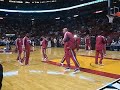 Cavs Warmup prior to Heat Game
