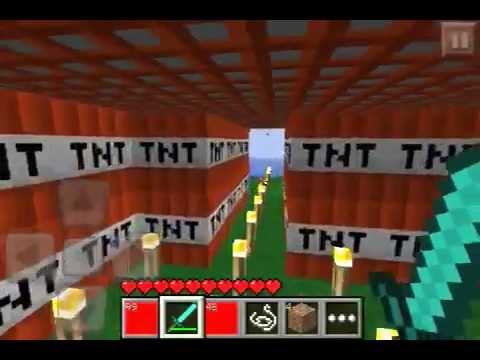how to blow up tnt in minecraft pe