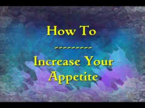 how to improve appetite