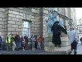 The Royal Mile (outside the courts of law)