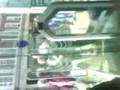 Old woman being arrested in shop