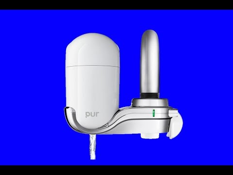 how to attach pur water filter to faucet