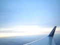 Skyeurope flight. View of Margit Sziget in Budapest