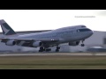 Cathay Pacific B747-400 arrivals + departure - YVR