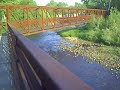 Crossing the Poudre river in LaPorte, CO