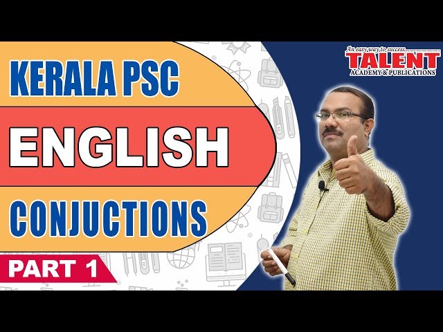 Kerala PSC English Grammar - Conjunction - PART 1