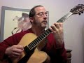 Moonlight In Vermont: a solo guitar performance by Ken Karsh