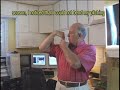 Dr. Mike Marshall demonstrates the loss of range of motion in his pitching elbow