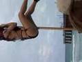 TILA  TEQUILA ON THE STRIP POLE!! FULL VIDEO AT CRAZYCOWBOYZ