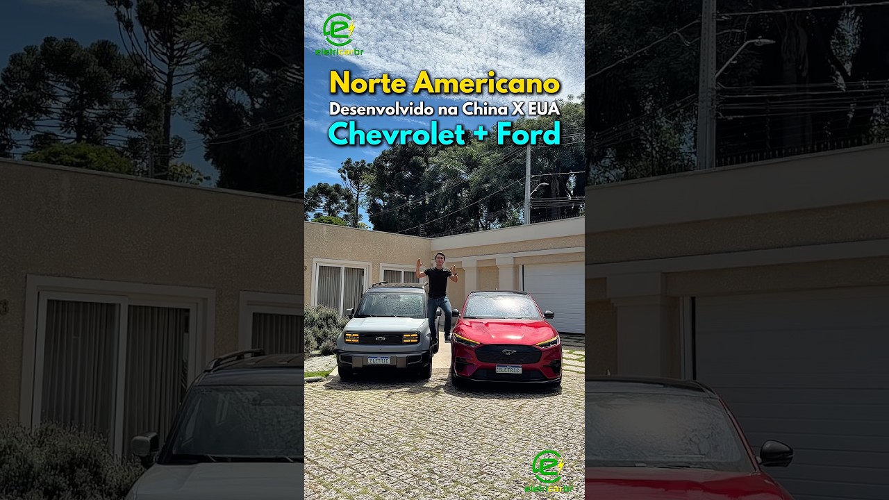 Norte Americano Desenvolvido na China X Estados Unidos! Chevrolet Spark e Ford Mustang Elétrico
