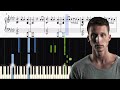 NF - Let You Down - Piano Tutorial + SHEETS
