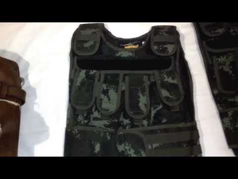 Gun Safari Video 2: Homemade Bangkok Body Armor bought from Street Protestors