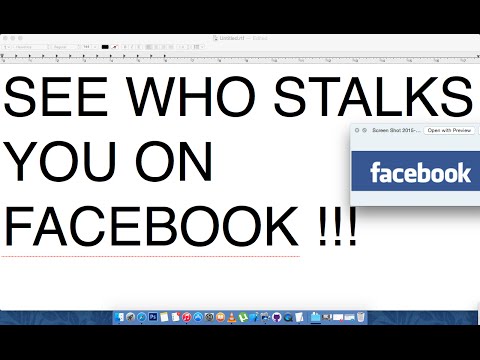 how to know who stalks you on facebook