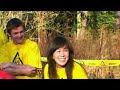 Clip taken from UK Show, Brainiac, Season 1 Episode 4.Electric Fence ExperimentRichard Hammond shows the Brainiacs how fun Electricity can be.Also, yes, if you are in the air when the electricity goes through, you don't get a shock. You don't get shocked if the circuit (box to fence to person to ground to box) doesn't complete.On top of that, the end where he ALMOST shakes Hammond's hand, he doesn't. Also, the slight gap in time between feet hitting ground and the shock can be attributed to the 1-2 second delay caused by the fence not being constantly on.1st Song: Danger! High Voltage by Electric Six2nd Song: Some sort of mix of Electric Avenue.