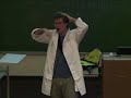 (note: the strange case of the erotic kiss is at 56:30 http://www.youtube.com/watch?v=-nbxgtsfgsq#t=56m45s ) 

this lecture is the last hour of the last lecture of comp1917 - the higher stream of the first computing course of the school of computer science and engineering at unsw.

we discussed the structure of the final exam. (richard has some crazy ways of structuring exams - before the exam make sure you read the sample exam on the course homepage if you missed this lecture - so you don't get affected by misreading the instructions on exam day in the stress of the exam).

group work (and brownies/girl guides).

the students' advice to next year's students: 
 * practise practise practise.
 * write your tests *first*!
 * do all the lab exercises even if you don't finish them in time for marks.

what comes next in your study of computing. about comp1927 and comp2911. 

we say goodbye.  the end of a fun semester together - i've very much enjoyed working with you all.  my warm best wishes for your future learning and your path through university and beyond, and i hope to see you again in my senior cryptography and security course in a few years.

at the end: richard's fatherly advice for life.

also mentioned: rsi, paper aeroplane injuries, writing the textbook on the wiki for the open book exam, being an actuary.

in 2009 i'll record our second course: comp1927 - 