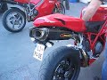 Ducati 1098 with Akrapovic full evo system Ducati 1098 with Akrapovic full evo system