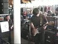 Jeff Carlisi watches Josh of finishline guitar solo contest
