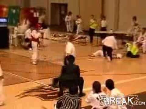 DUDE KICKED IN THE HEAD SO HARD!!!!!