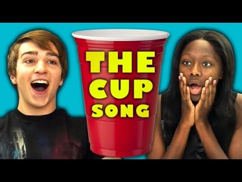 cup - Cup Song Bonus Video: http://goo.gl/0IsMi SUBSCRIBE! New vids every Sun & Thu: http://bit.ly/TheFineBros Watch all episodes of REACT http://goo.gl/4iDVa Watc...