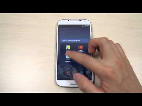 how to change home screen on galaxy s4