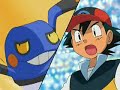 Ash (Staravia) and Paul (Tortera) vs Brock (Croagunk) and Fa