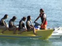 Basyayama Beach Banana boat activities