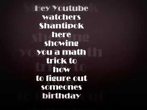 how to discover someone's birthday
