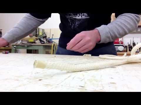 how to properly cut nylon rope