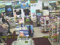 Security camera catches store robbery