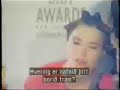 a interview with bjork backstage at the brit awards 1994