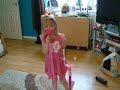Rhianne singing Jingle Bells