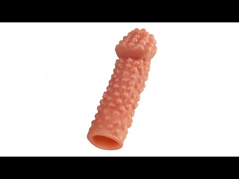 Насадка Kokos Nude Sleeve 003 M с подхватом мошонки и открытой головкой, телесная NS.003-M - KOKOS - Удлиняющие/утолщающие насадки - Купить