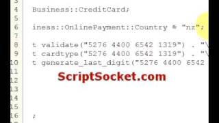 Perl Tutorial 70 - Business::CreditCard - Check Credit Cards