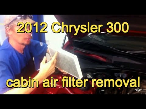 2012 Chrysler 300 cabin air filter replacement