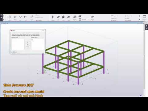 Tekla Structures 2017 Cơ bản - 01
