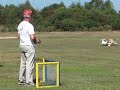 Roland Wibbing takes off his RC Christen Eagle biplane