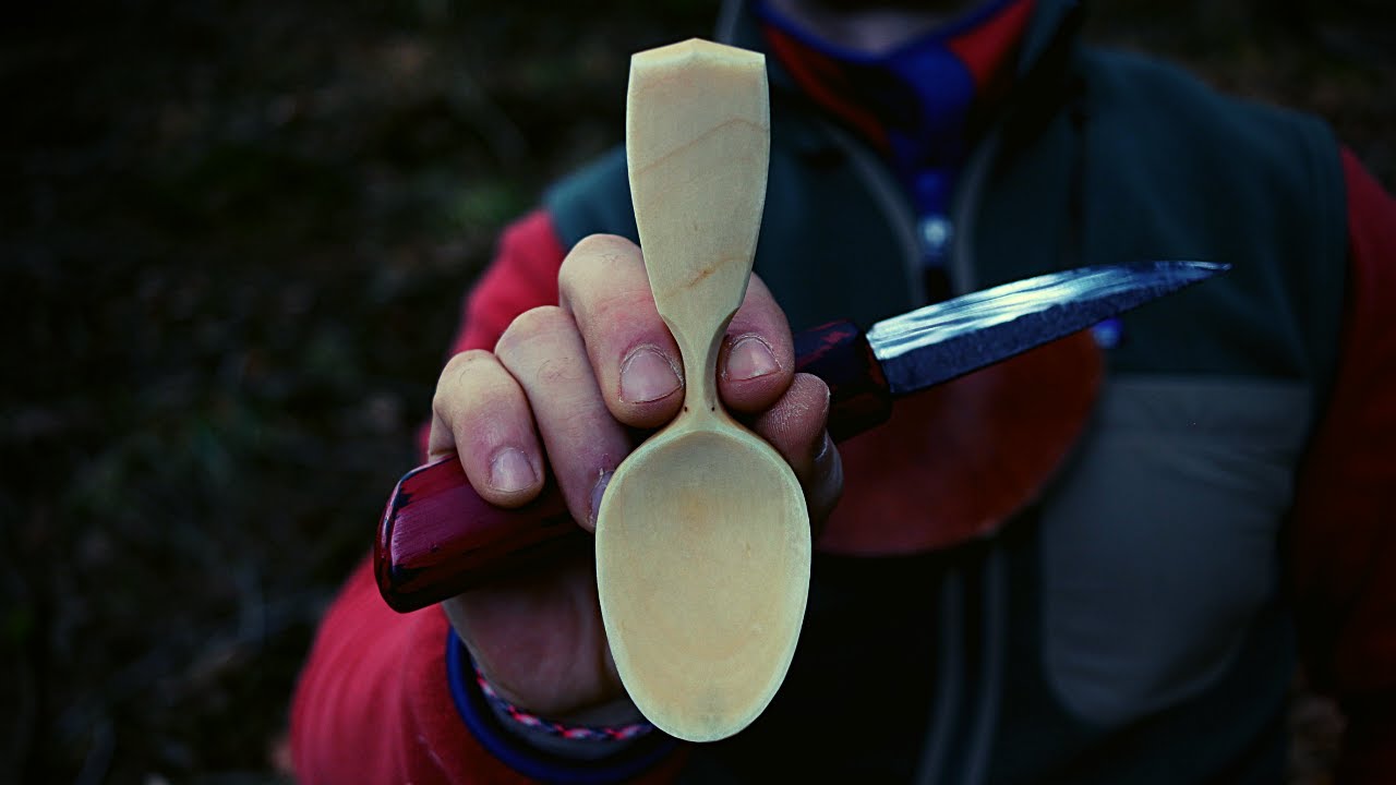 I carved this spoon in 25min and so can you - Realtime Spooncarving - Only try under Supervision.